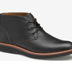 Johnston & Murphy NEW Black Upton Chukka Full Grain Boot Shoe Size 9  20-4321